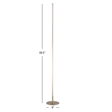 Iris 59.5" LED Integrated Floor Lamp - JONATHAN Y